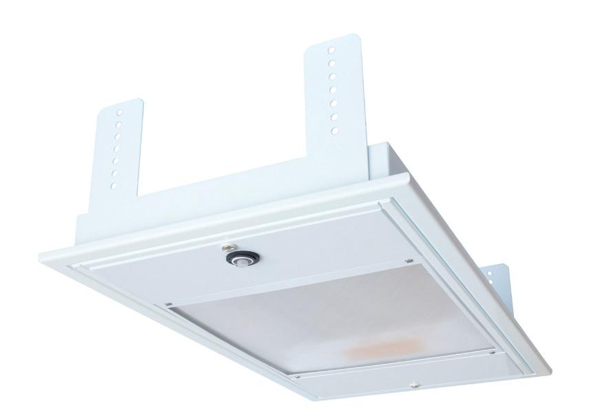 Recessed 54 high power white LEDs as standard Special versions available on request Fully electronic LED drivers Acrylic front cover Recessed or surface mounting options Can replace existing Canolux