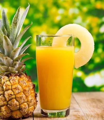 Pineapple Juice Juice 4 pineapple slices, 1 medium orange and serve immediately.