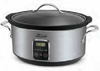 Reheat, Crispy rice/ Rice/ Meat/ Chicken/ Steam/ Soup/ Beans/ Vegetable Saving energy up to 70% SL 287 D Digital Slow Cooker