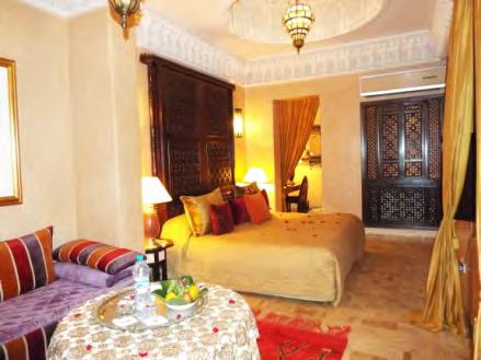 Riad Kniza, with its eleven tastefully decorated rooms and suites, is an excellent point of departure from which