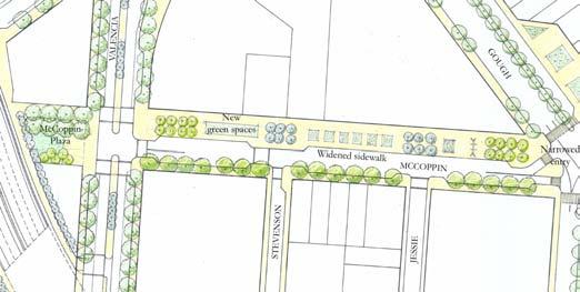 . A New Neighborhood in SoMa West Policy.2.4 Redesign McCoppin Street as a linear green street with a new open space west of Valencia Street.
