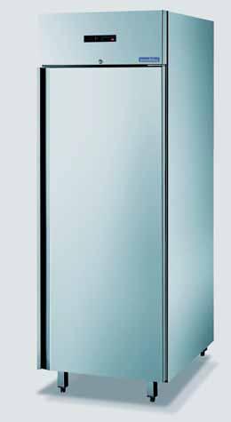 Refrigerators & Freezers Refrigerators & Freezers Completely made of stainless steel 18/10 (AISI 304) Electronic temperature control Temperature: refrigerated counters from +2 C to +15 C, Forced air