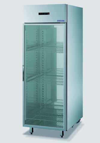 refrigerators GN 2/1 Plug-in cooling unit Remote cooling unit Total capacity One door One door Two doors 720 x 790 x 2050 mm Plug-in cooling unit 770