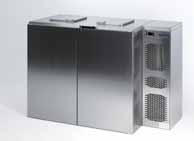 ) Garbage Chillers For the accommodation of 1 to 4 garbage bins a 240 litres 1 to 4 hinged doors (depending on execution) With plug-in cooling unit or for the connection to a