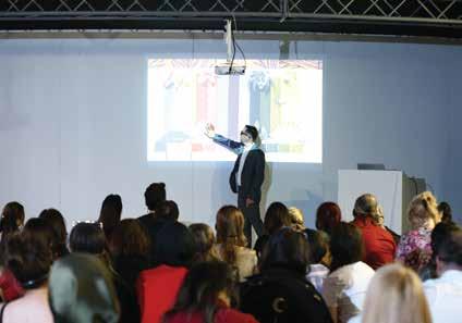 Designers, students and brand Managers showed great interest in the seminars held in 14 sessions where Vincent Gregoire, the chief designer in Nelly Rodi WAS also a speaker.