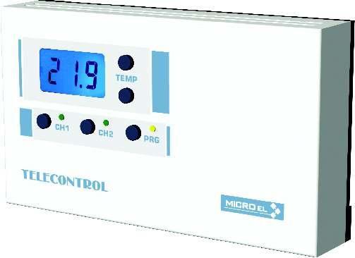 temperature (with optional external temperature sensor) - changing the user settings other characteristics - 2nd channel (only O/OFF) - blue CD backlight - uses analog telephone line or ISD line with