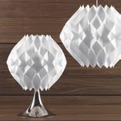 Brighter Days Lamps 8 0 05 9 0 5 : $ 9 Triple pendant, white fabric shade. Ø0½. : $9 Shower f loor lamp, chr ome.