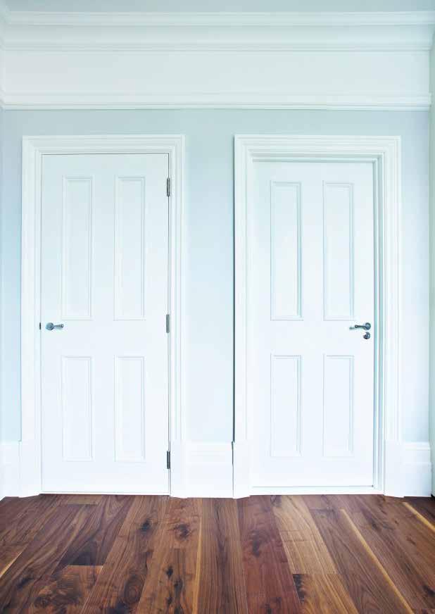 This is especially beneficial if you wish to match the finish of your door or frame to the skirting board and/or architrave.