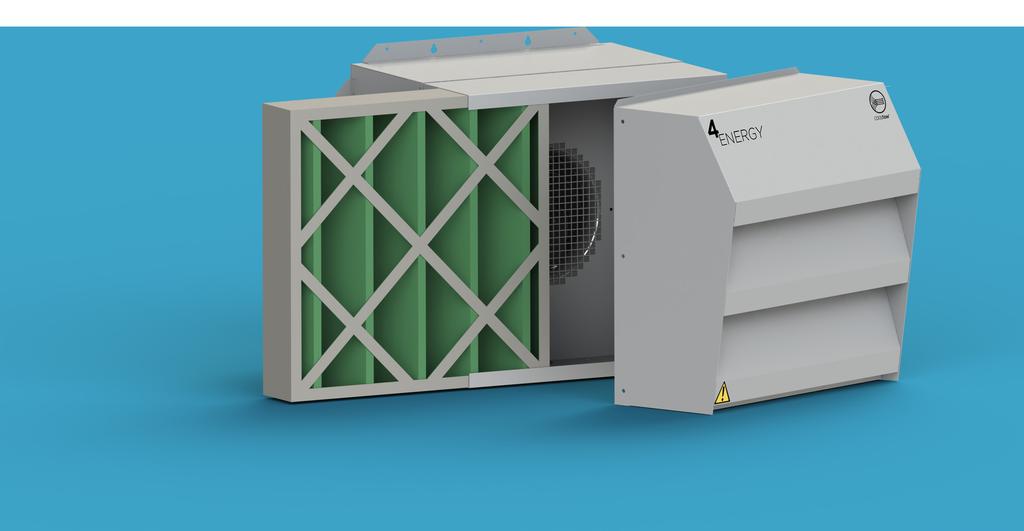 SUPERB EFFICIENCY COOLflow 4E Compact provides high airflow, energy efficient freecooling through a combination of sound mechanical design and rigorous testing.