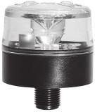 MicroLert features an integral inverted cone design to provide full 360 degree coverage.