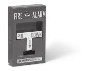 FIRE ALARM PULL STATIONS RMS Series The RMS series of manual pull stations are a high quality non toxic and low profile design with smooth edges that offer an attractive yet functional design.