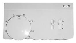 influence Integrated room-temperature sensor MATRIX OP50 without clock MATRIX OP51 with clock Enclosure with display, pure white Recirculated-air mode of operation IP 20 enclosure protection class