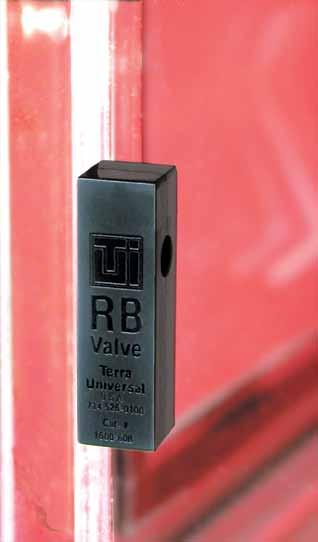 Automatic RB (Relief/Bleed) Valve Automatically relieves pressure build-ups to ensure safe operating conditions with Terra s gas control
