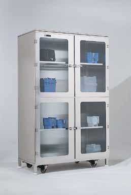 00 * For 38"H models ** For 62"H models C Wire Shelf Cabinets Stainless steel or laminate enclosures, available with HEPA