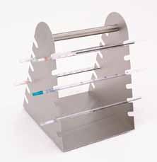 com N For Gilson Pipetman and Drummond Pipette-Aid models O Q P Holds plates over 6" wide Item (see