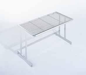 Open-Top Perf-Top Benches Heavy-Duty All-Electropolished Stainless Steel Work Stations (800-lb.