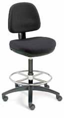 Specs Ergonomic Upholstered Chairs* Specs Urethane Chairs** ESD Chair Height Color J. w/seat Control K. Standard L. Large Backrest Color M. N. Black 2801-01 366.00 2801-33 316.00 2801-65 332.