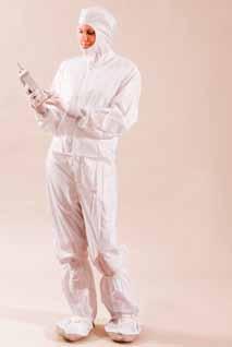 Widely used in food technology, medical and pharmaceutical industries to help control product and work contamination A. B. Cleanroom Coveralls and Boots Size* A. Coveralls B.