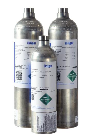 Dräger X-am 2500 05 Accessories Calibration Gas and Accessories D-0494-2018 Calibration of equipment will ensure safe operation and