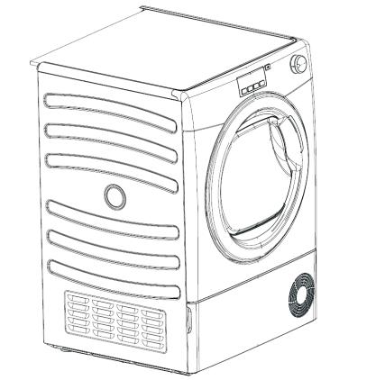 INSTALLATION Electrical Requirements Tumble dryers are supplied to operate at a voltage of 220V-240V, 50 Hz single phase. Check that the supply circuit is rated to at least 10 A.