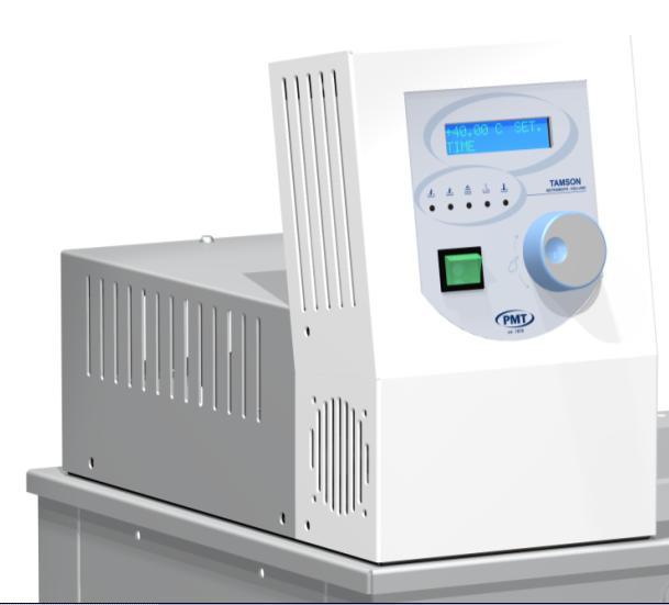 5 INTRODUCTION The TAMSON model TV7000 baths is designed to perform as very stable visibility bath. The intended use is kinematic viscosity measurement and sensor calibration. 1 2 3 4 5.