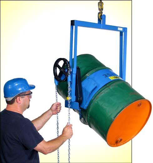 Features the MORCINCH Drum Handling System (page 3) to handle almost any drum. Model 185A-GR Extra Heavy-Duty Kontrol-Karrier Provides 2000 Lb.
