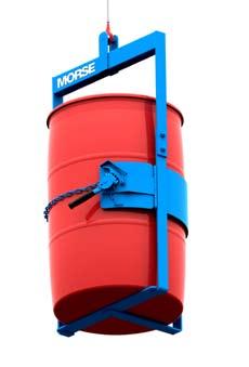 This saves time for your operators and discourages dangerous climbing. Handle: Rimmed 55-gallon (210 liter) steel drum.