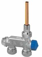 IMI HEIMEIER / Thermostatic heads and Radiator valves / E-Z Valve E-Z Valve E-Z Valve with immersion pipe is connected to radiators with a lower one-point connection, e.g.