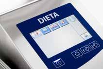 DIETA MI & MX KETTLE ULTIMATE USABILITY WITH AN INTELLIGENT TOUCH SCREEN Premier kettles come with a colour seven-inch touch screen that makes them very easy and quick to use.