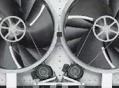 D E S I G N F E A T U R E S Energy Efficient for Lowest Operating Cost Lower Horsepower Options The new fan drive system of the PMCE/PMCQ utilizes large diameter fans in a vane-fan arrangement to
