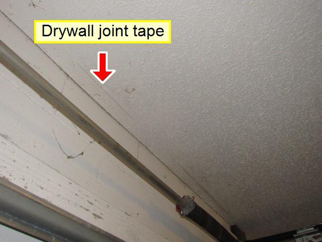 3.0 (2) Hairline cracks visible on ceiling in one or more areas of the garage.