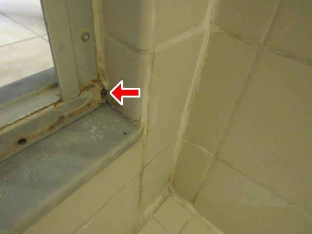 Recommend removing old caulk
