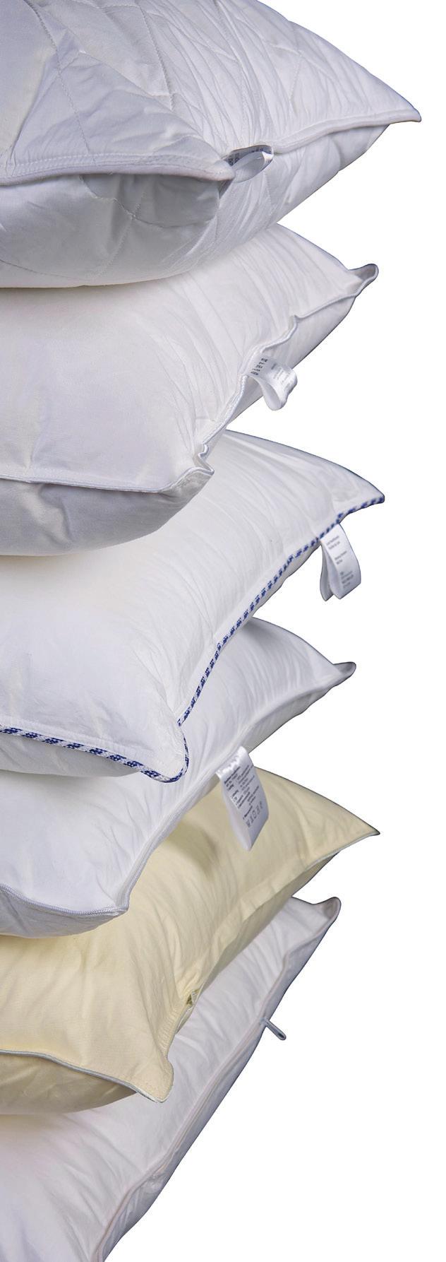 Pillows Soft pillows Comfort The 60/70 Comfort Pillow weighs 700 grams and is filled with the Dacron