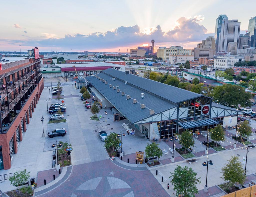 Dallas Farmers Market Redevelopment Honorable Mention Built Award A needed catalyst to make a positive change to a core destination in downtown Dallas Seamless integration of new and existing indoor