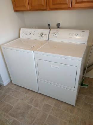 Page 17 of 20 Laundry Room/Area (Continued) 2. Acceptable Washer and Dryer Electrical: 110 VAC - The washer and dryer appear to be functioning correctly.