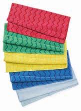 REDUCE CROSS-CONTAMINATION Rubbermaid HYGEN Microfibre Cloths are colour-coded to assist in cleaning by area or task and help reduce cross-contamination.