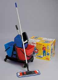 CLEANING: Mopping Equipment MOPPING EQUIPMENT Single Bucket Combos Take the guesswork out of ordering, one code number for both bucket and wringer.