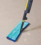 DOUBLE-SIDED DESIGN COVERS UP TO 45m 2 CLEANS FLOORS 45% BETTER THAN STRING MOPS.
