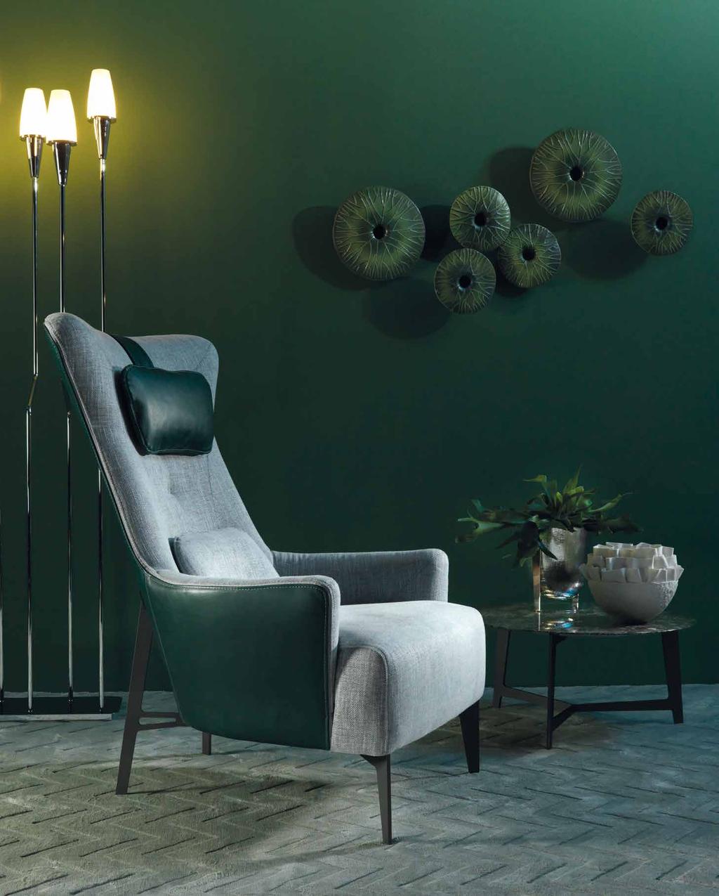KRIS MIA The Mia armchair provides all the comfort and style of tradition reinterpreted