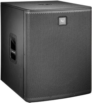 18 woofer provides extended low-frequency output 32-Hz 200-kHz frequency range 96-dB SPL sensitivity; 134-dB max SPL 400-W continuous and 1600-W peak power handling rugged wood cabinet supports