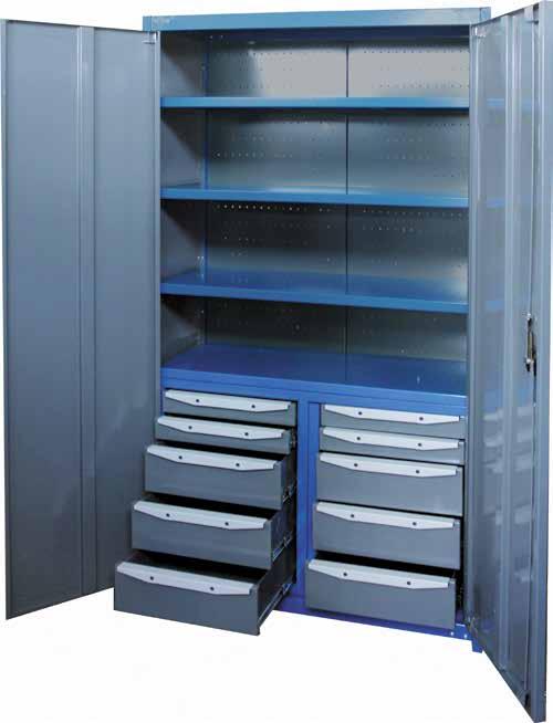 WORK ST storage system WORK ST storage system is an option for industrial storage of tools, attachments, parts, etc.