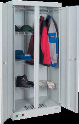 Clothes drying closets Schoollbox carts for laptops HOTBOX-2000, HOTBOX-2000B, HOTBOX-2000-4 HOTBOX-2000 / HOTBOX-2000-4 drying cabinets are used for drying damp and wet clothes and shoes.