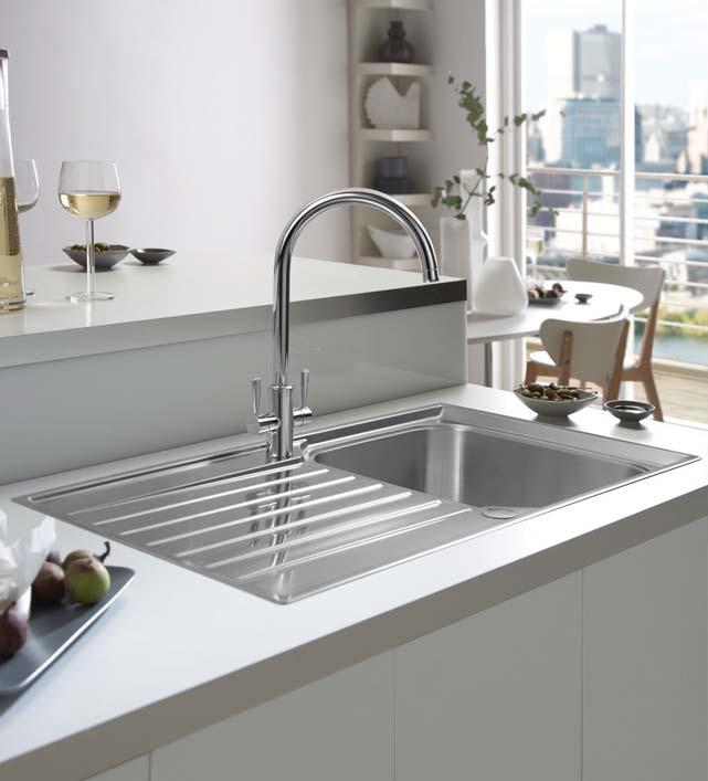 SPECIAL PACK DEAL ASCONA ASX OFFER Save 50 inc VAT When you purchase an Ascona ASX sink together with an Ascona tap ASCONA ASX 611-860 + Chrome Tap ASX611TAPPACK 288 +