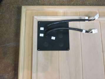 Position the Floor panel so that the Ceramic tiles / IR Floor Heaters are to the front of the room Note: