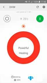 allows customers to control and monitor the status of their heating system.