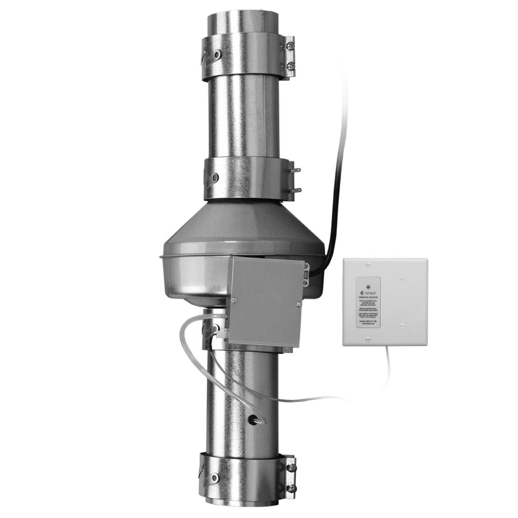 Installation and Operation Manual Item #: 483443 Rev Date: 2018-04-23 DEDPV-705, DEDPV-705 Hi Alt Dryer Exhaust Duct Power Ventilator (DEDPV) DEDPV-705 Kit Includes: Inline Fan with Integral Control,