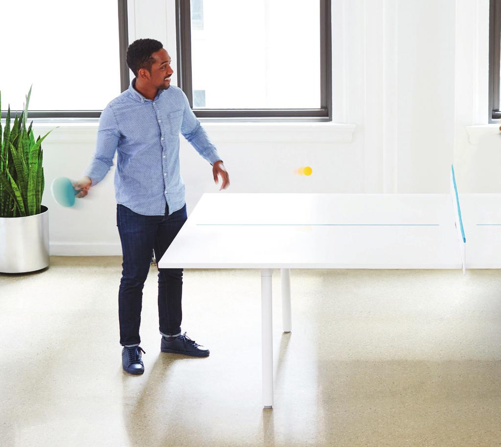 1 2 Series A Ping-Pong Conference Table Confer and Conquer Our signature Series A Ping-Pong Conference