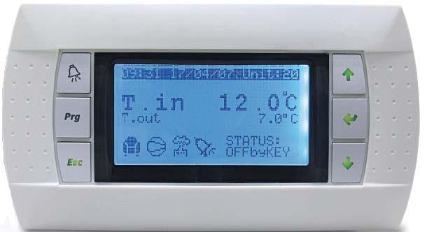 - Compensation of the setpoint based on the outdoor temperature. - Anti-fi re safety. - Timer and weekly programming. - Failure diagnosis and main alarm. Optional functions: - Humidity control.