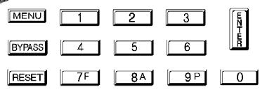 ENTER ZONE DESCRIPTIONS -- "CELL PHONE STYLE" EXAMPLE: Repeatedly tap 3 to display "G H I 3" in sequence R (RIGHT) 1 ABC1 2 DEF2 3 GHI3 U 34 TAP CHARACTERS DISPLAYED IN SEQUENCE HOLD G AND TAP