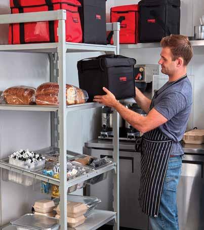 Food Safety and Quality From the time the food is prepped to the moment it reaches the customer s doorstep, every second counts. Keep food safely hot or cold every step of the way.